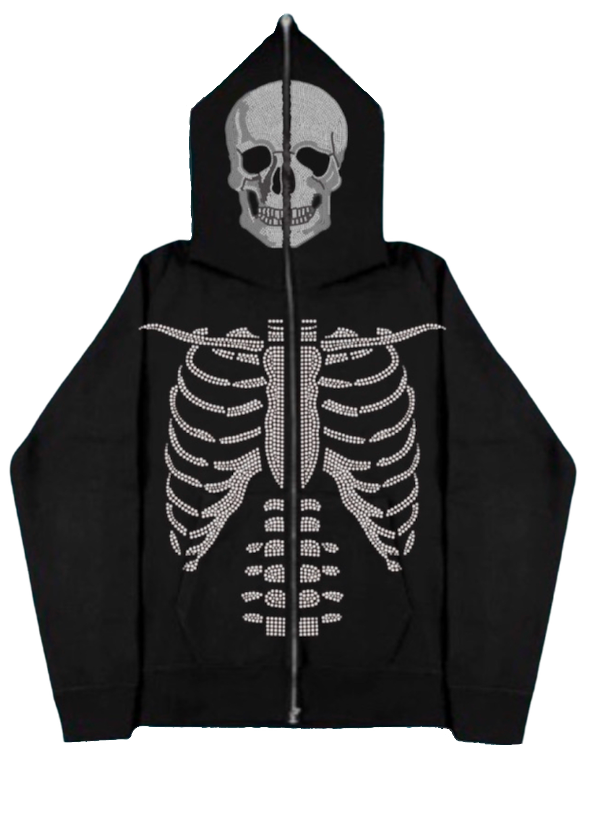 SKULL FULL FACE ZIP