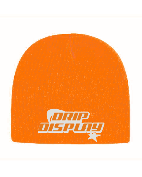 DRIPDISPLAY BEANIE- ORANGE