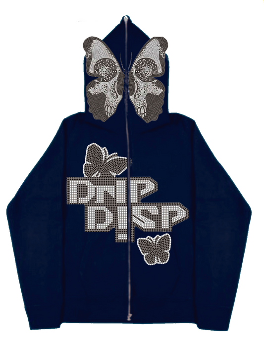 BUTTERFLY JACKET- DARK BLUE