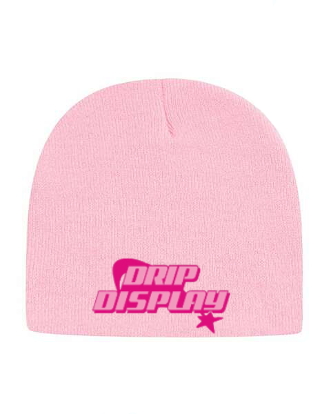 DRIPDISPLAY BEANIE- PINK