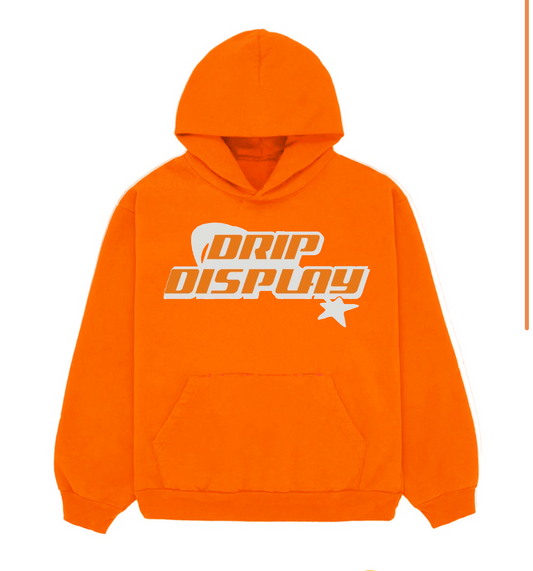 ORANGE DRIPDISPLAY HOODIE
