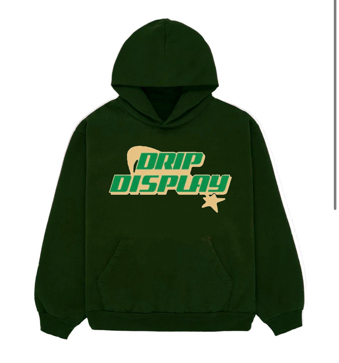 GREEN DRIPDISPLAY HOODIE
