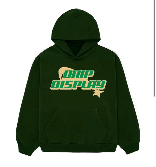GREEN DRIPDISPLAY HOODIE