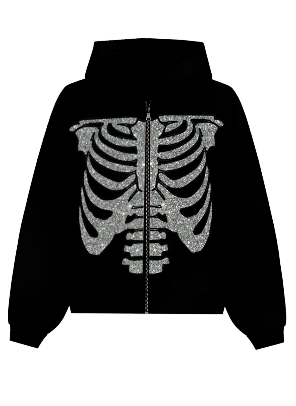 GLITTER ZIP UP