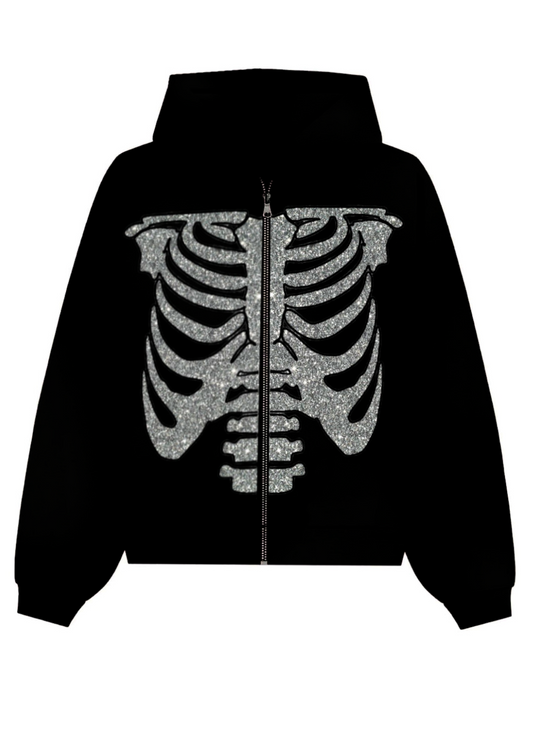 GLITTER ZIP UP