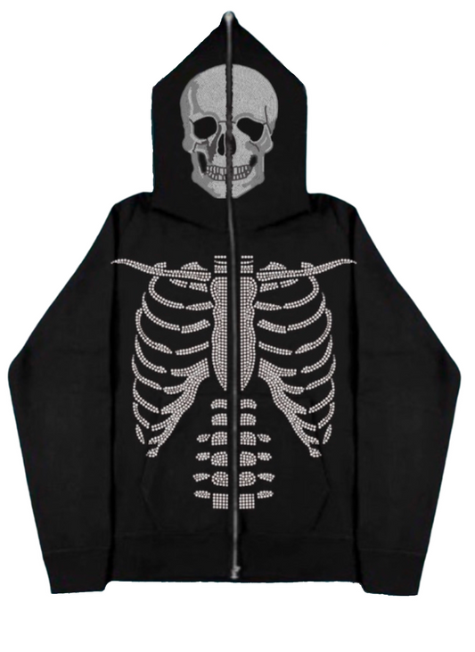 SKULL FULL FACE ZIP