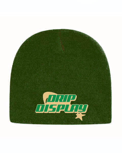 DRIPDISPLAY BEANIE- GREEN
