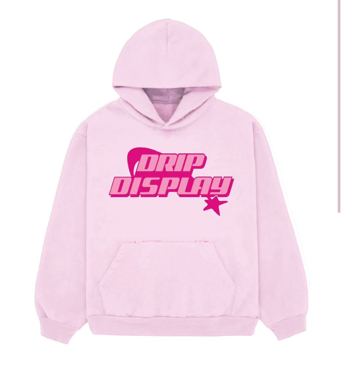 PINK DRIPDISPLAY HOODIE